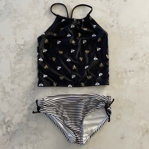 Old Navy / Bees & stripes tankini